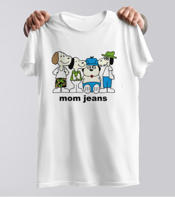 Mom Jeans Snoopy Group Cartoon T-Shirt