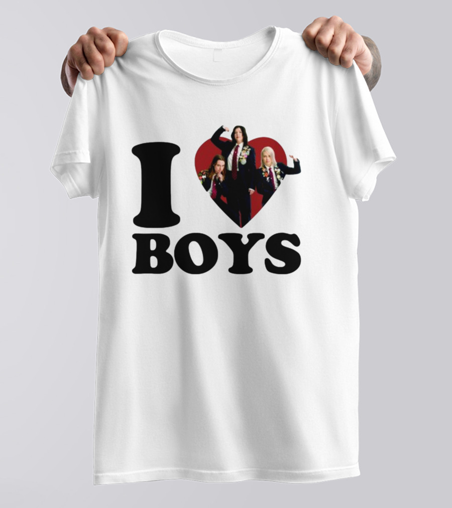 I Love Boys Mustardyardpress Boygenius Heart Trio T-Shirt