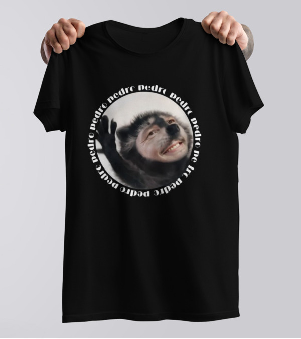 Theironycloset Pedro Raccoon Face Circle T-Shirt