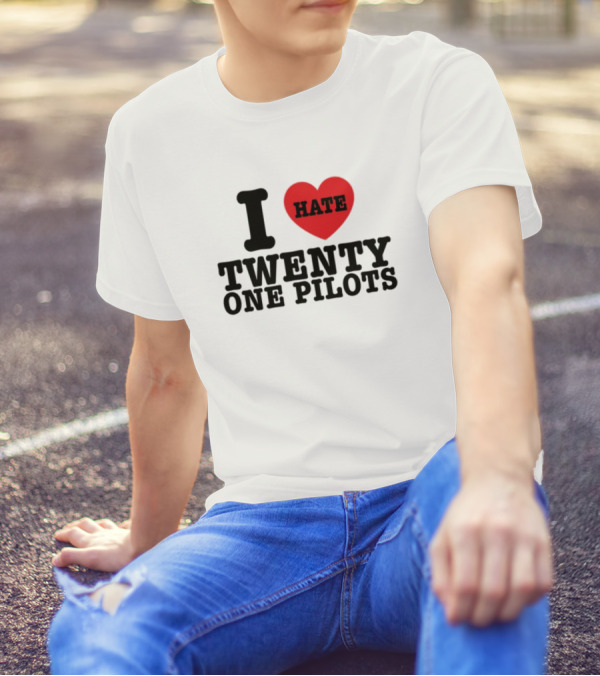 I Heart Hate Twenty One Pilots T-Shirt