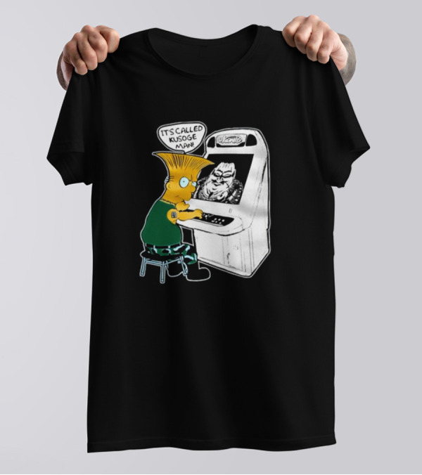 Simption Arcade Gamer It's Called Kusoge Man T-Shirt