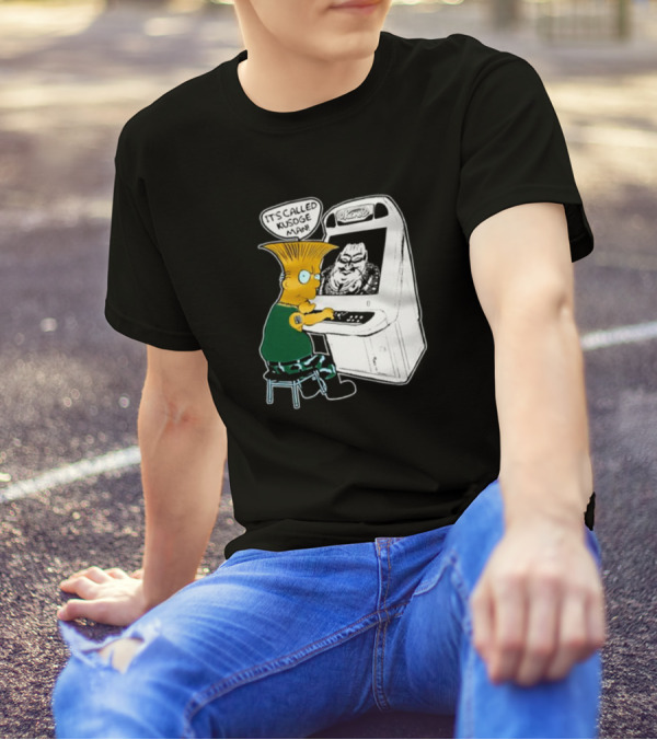 Simption Arcade Gamer It's Called Kusoge Man T-Shirt