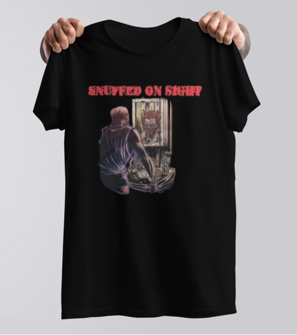 Snuffed On Sight No Clown Mirror Reflection Horror T-Shirt