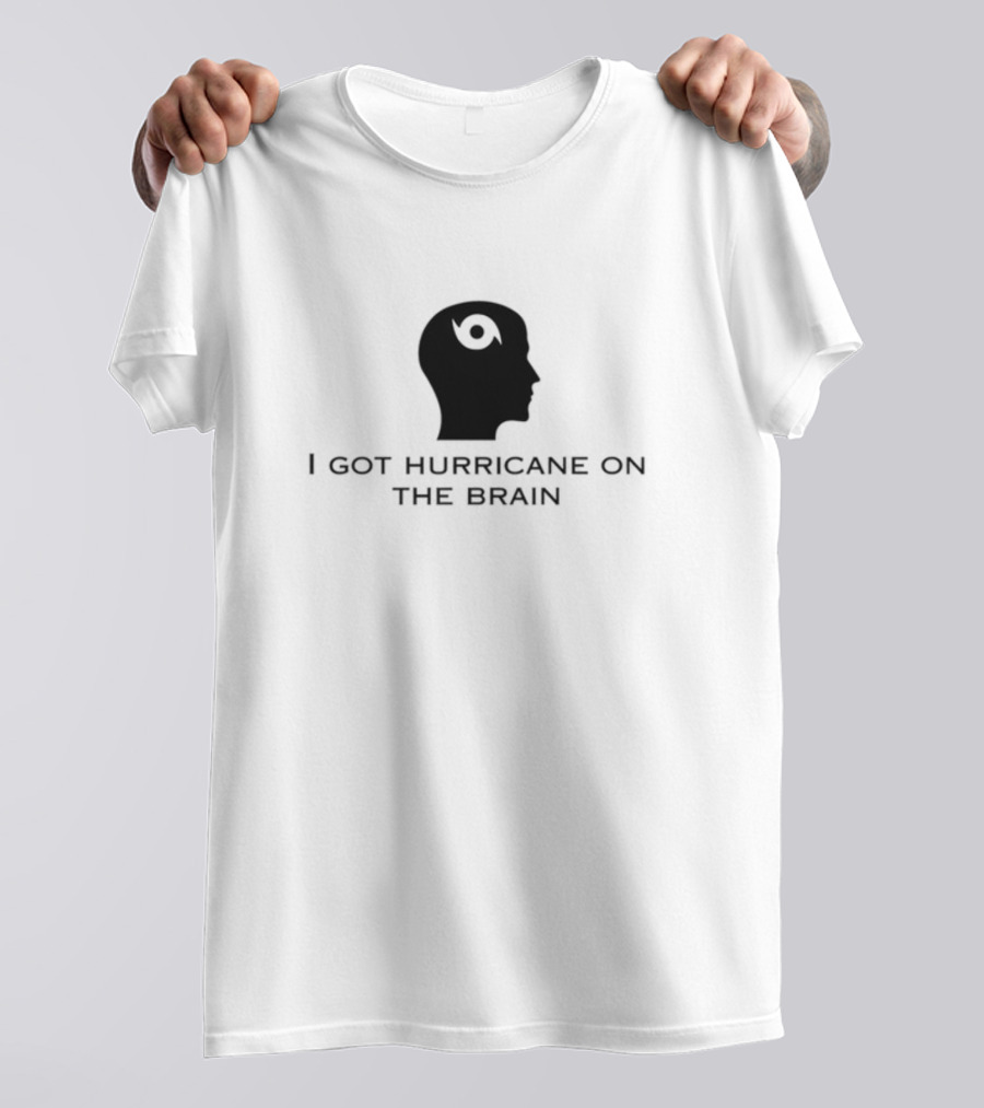 Helicity I Got Hurricane On The Brain Iconic Head T-Shirt