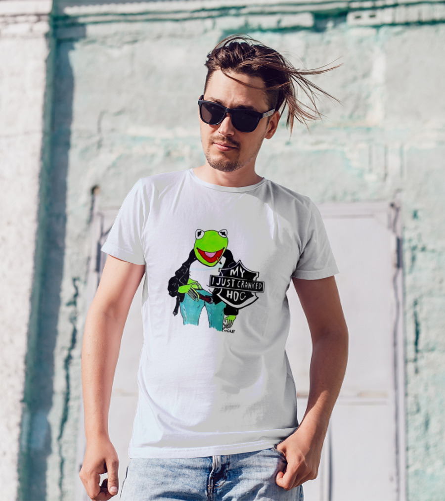 Matt Gray My I Just Cranked Hog Kermit Biker T-Shirt