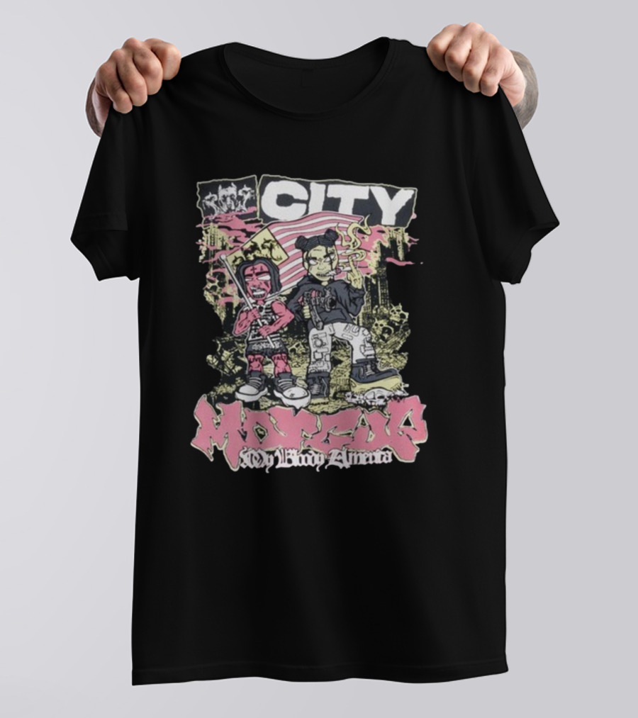 My Bloody America City MORADO T-Shirt