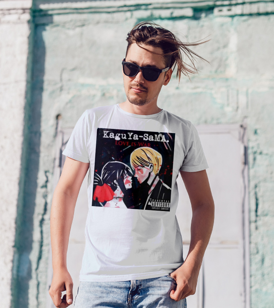 Kaguya-Sama Love Is War Explicit Content Parental Advisory T-Shirt