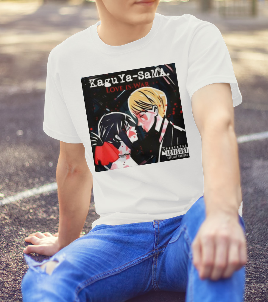 Kaguya-Sama Love Is War Explicit Content Parental Advisory T-Shirt