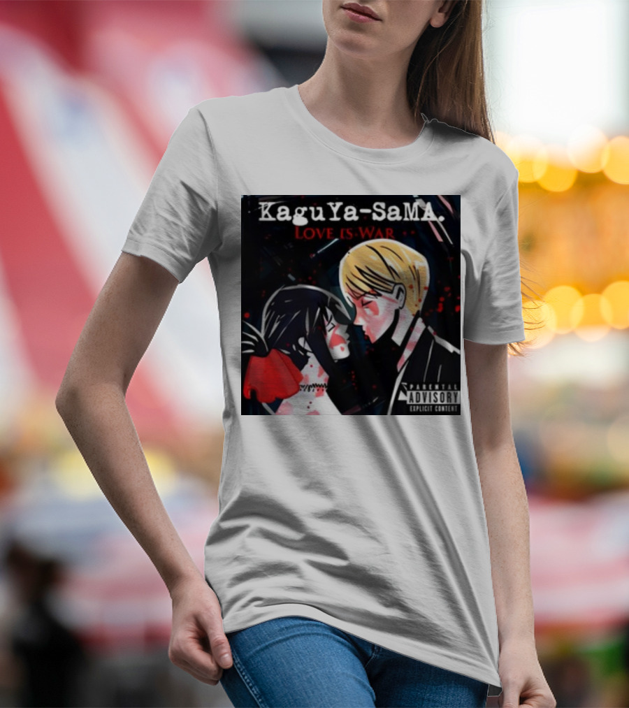 Kaguya-Sama Love Is War Explicit Content Parental Advisory T-Shirt