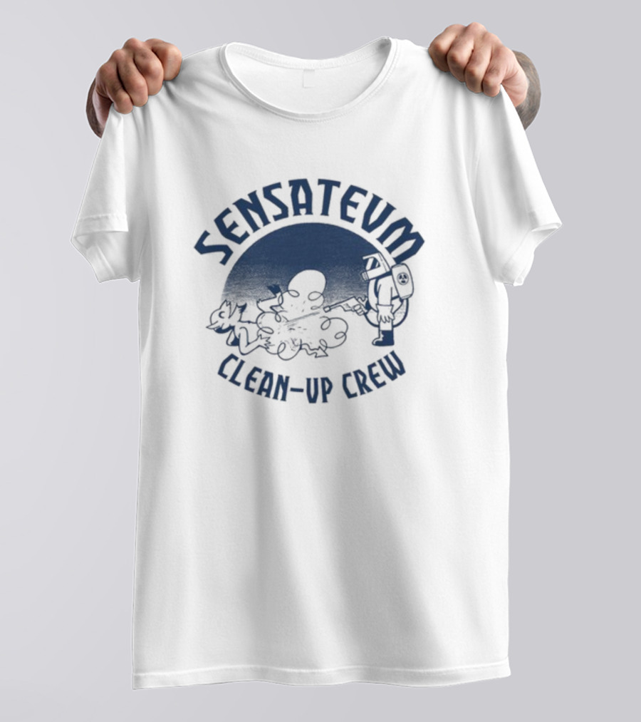 Sensatevm Clean-Up Crew Octopus T-Shirt