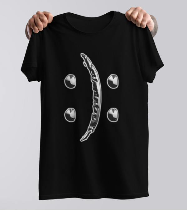 Fromjoy Seraph Abstract Silver T-Shirt