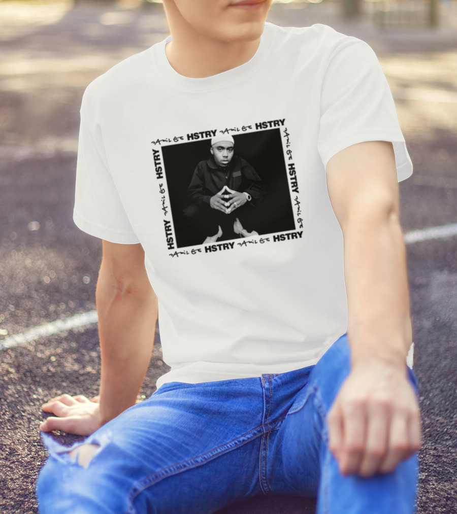 Hstry X Jamil Gs Hip Hop 50 Nas 90s Rap T-Shirt
