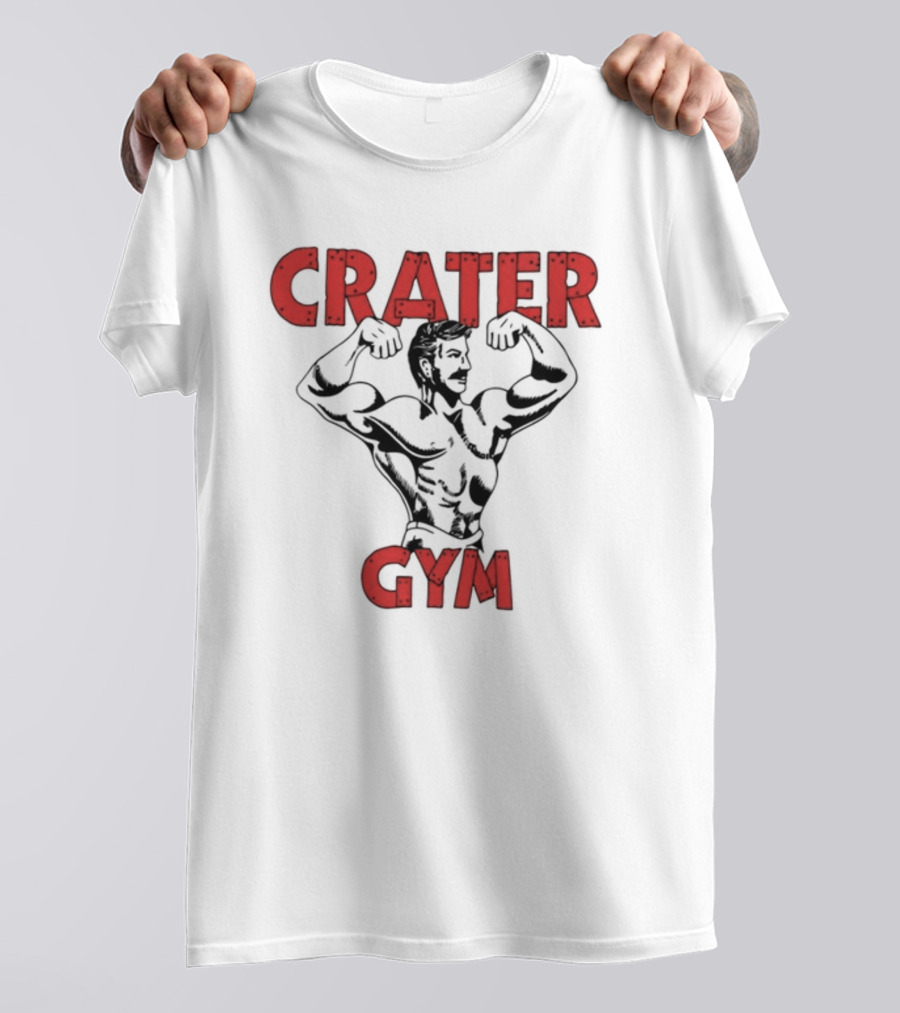 A24films Crater Gym Staff Bodybuilder Flexing T-Shirt
