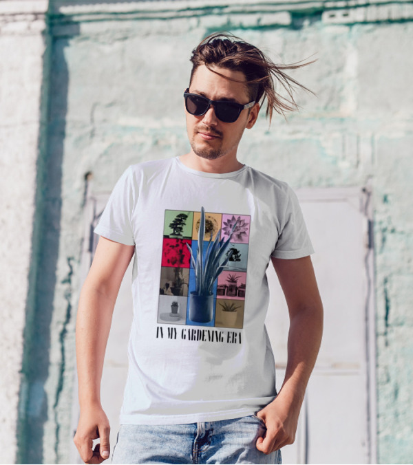 In My Gardening Era Vibrant Plant Montage T-Shirt