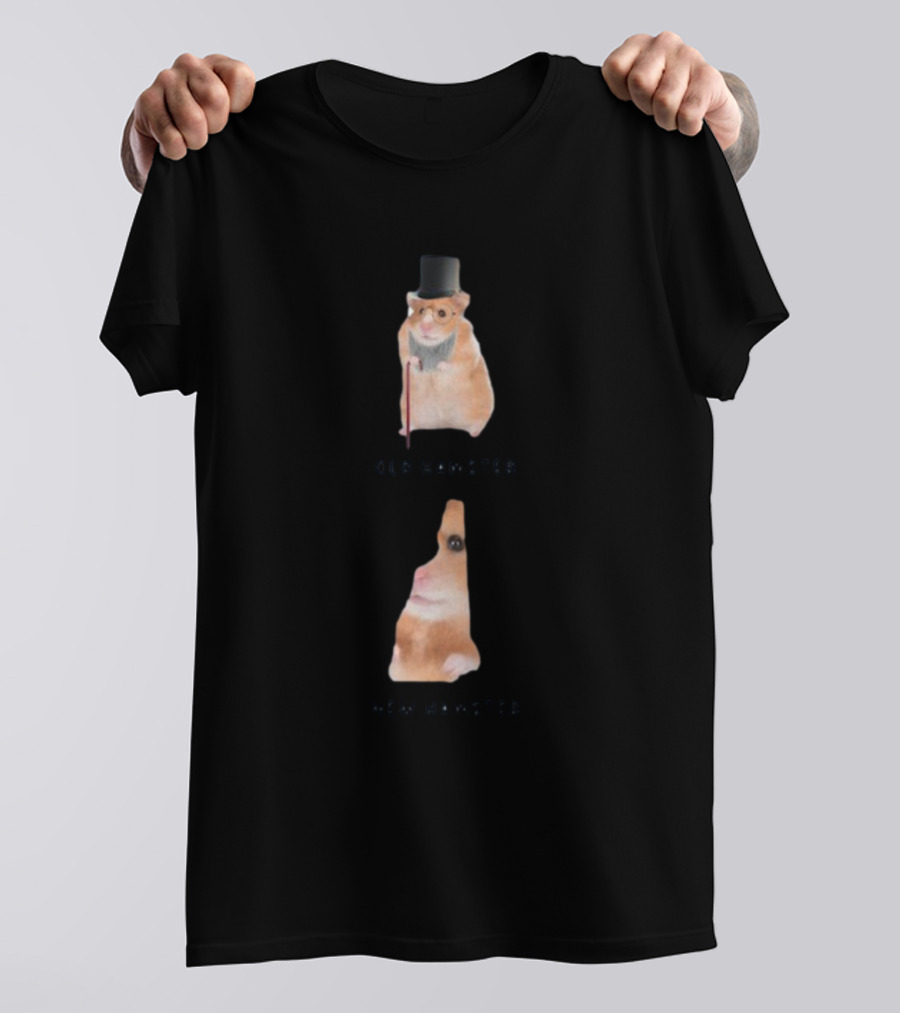 Old Hamster New Hamster New Hampshire State Shape T-Shirt