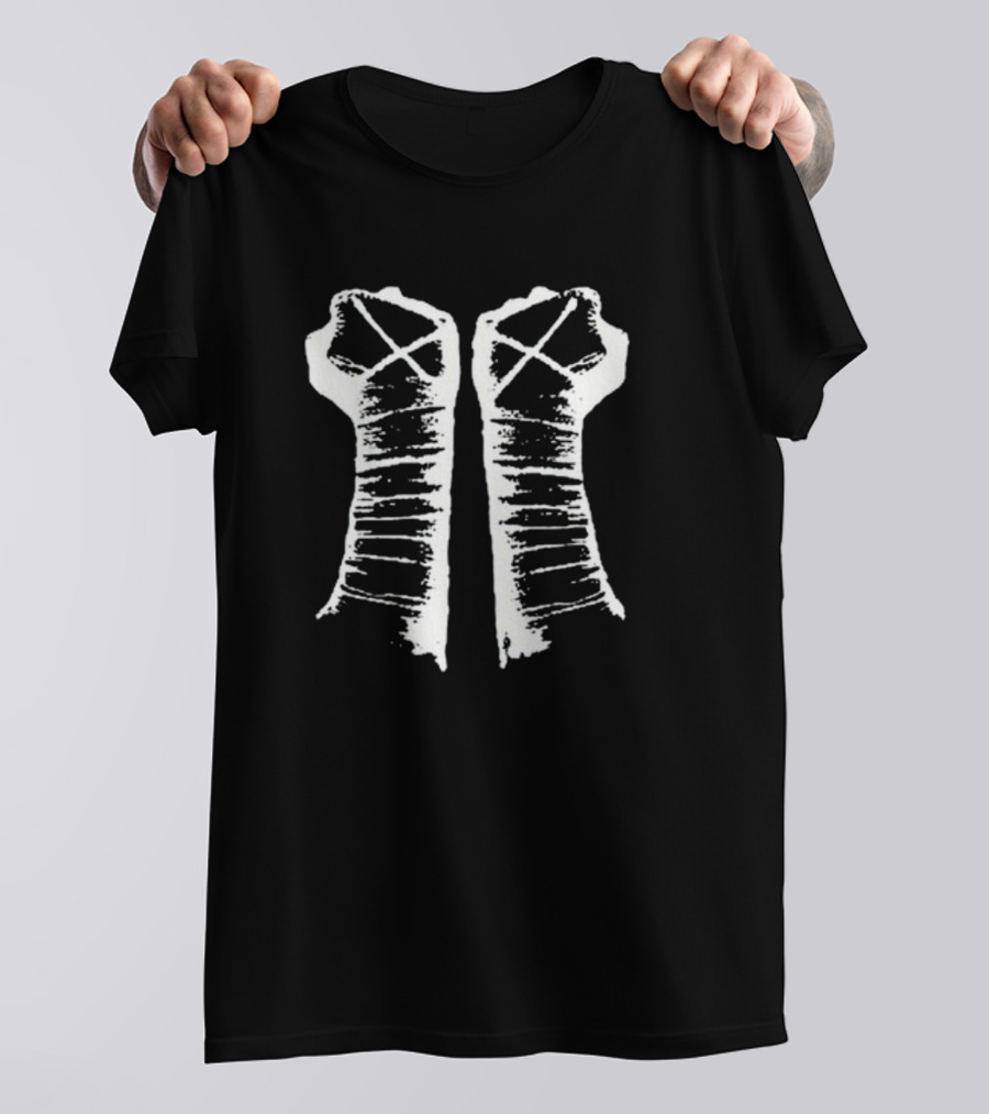 Cm Punk Straight Edge X Fists Iconic T-Shirt