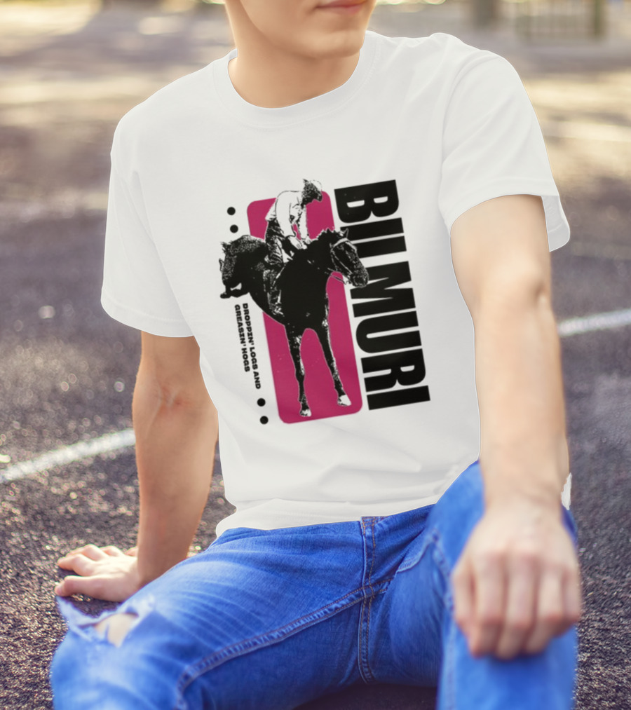 Bilmuri Droopy Loops And Greenish Horse T-Shirt