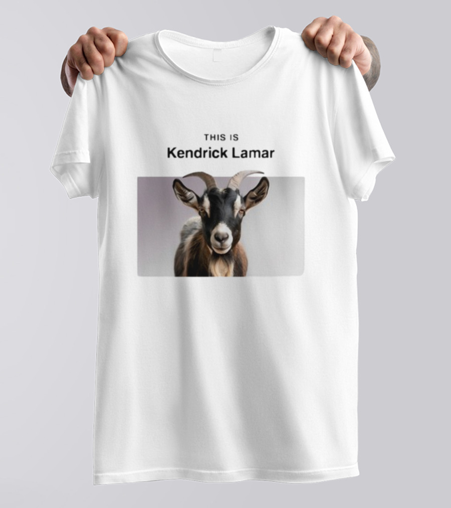 This Is Kendrick Lamar Goat Image T-Shirt