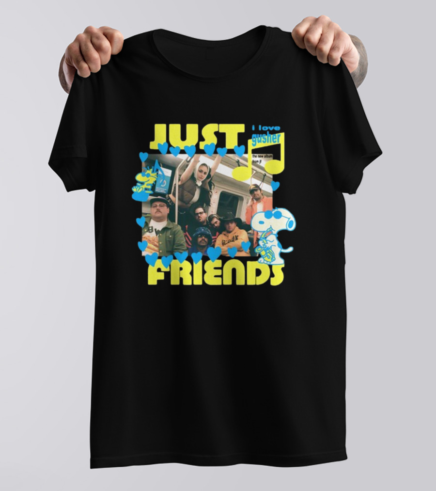 Just Friends Jf Crew I Love Gusher New Album T-Shirt