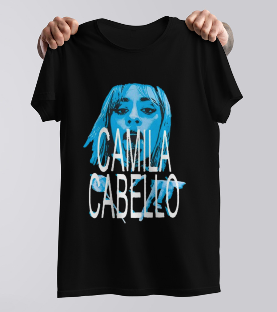 Camila Cabello Blue Portrait Portal Brazil C T-Shirt