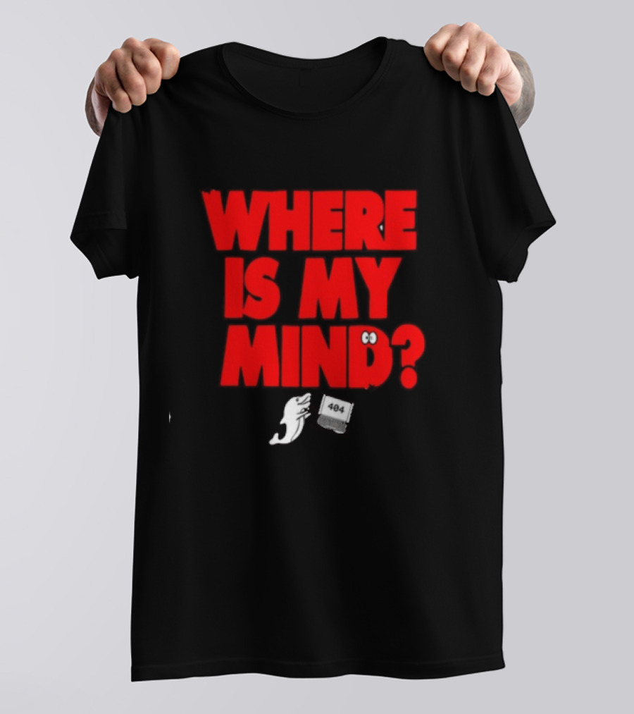 Where Is My Mind 404 Not Found Ghost Laptop T-Shirt