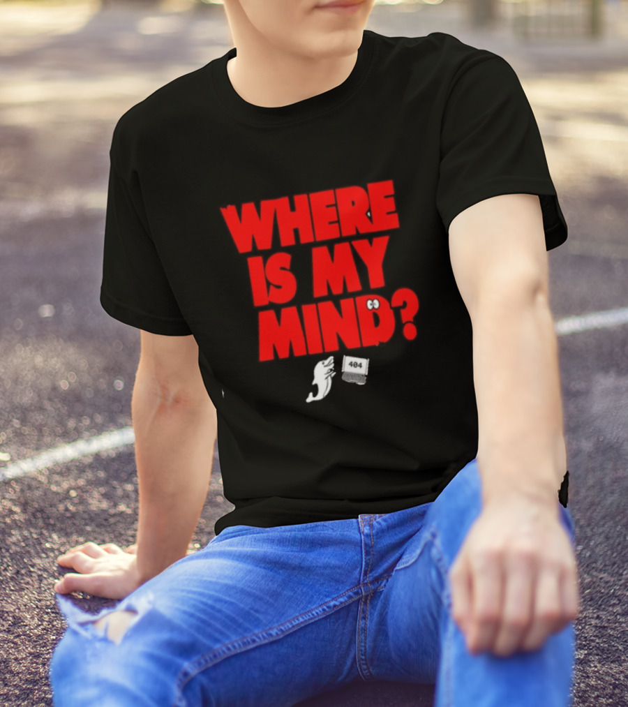Where Is My Mind 404 Not Found Ghost Laptop T-Shirt