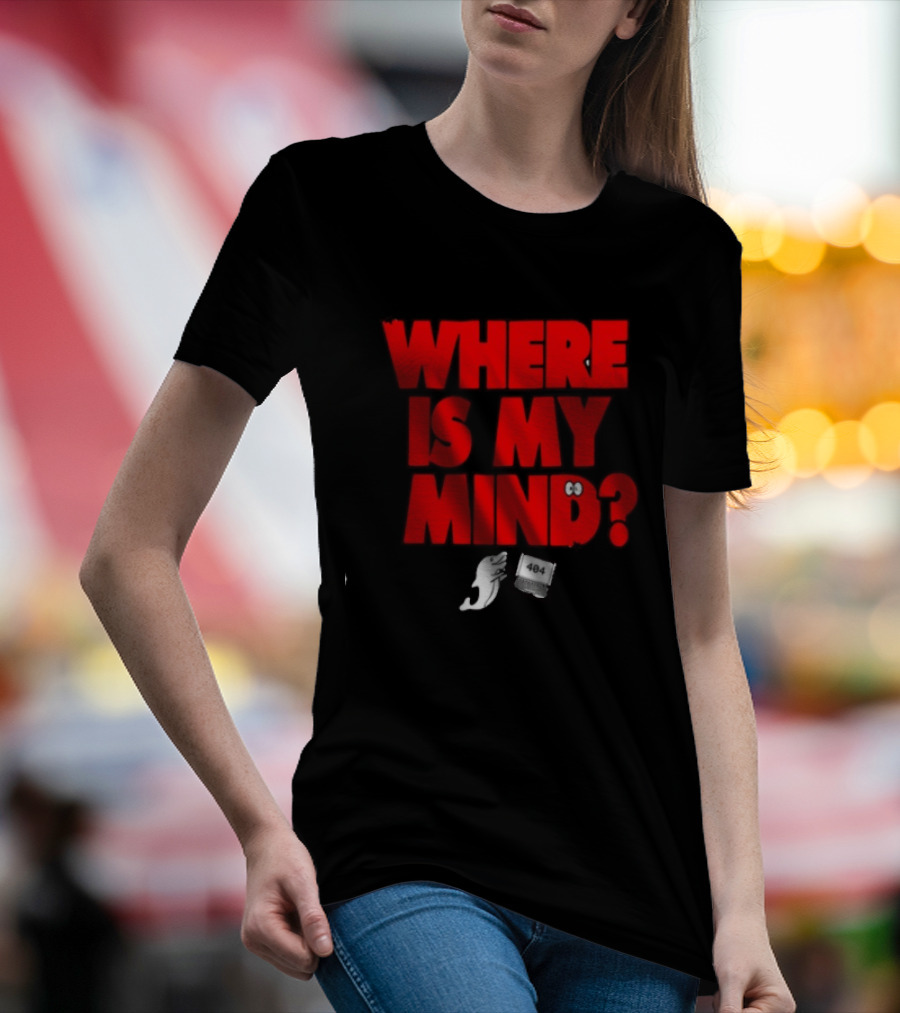 Where Is My Mind 404 Not Found Ghost Laptop T-Shirt