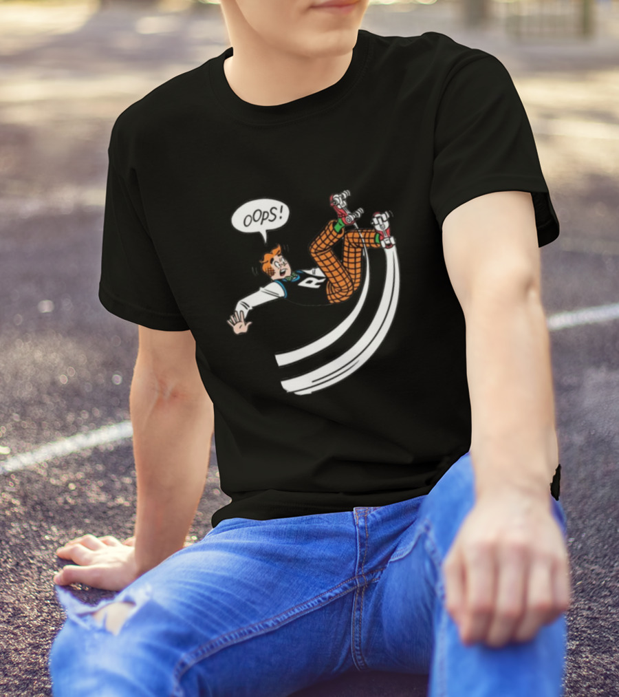 Archie Comics Roller Skating Oops Moment Comic Panel T-Shirt