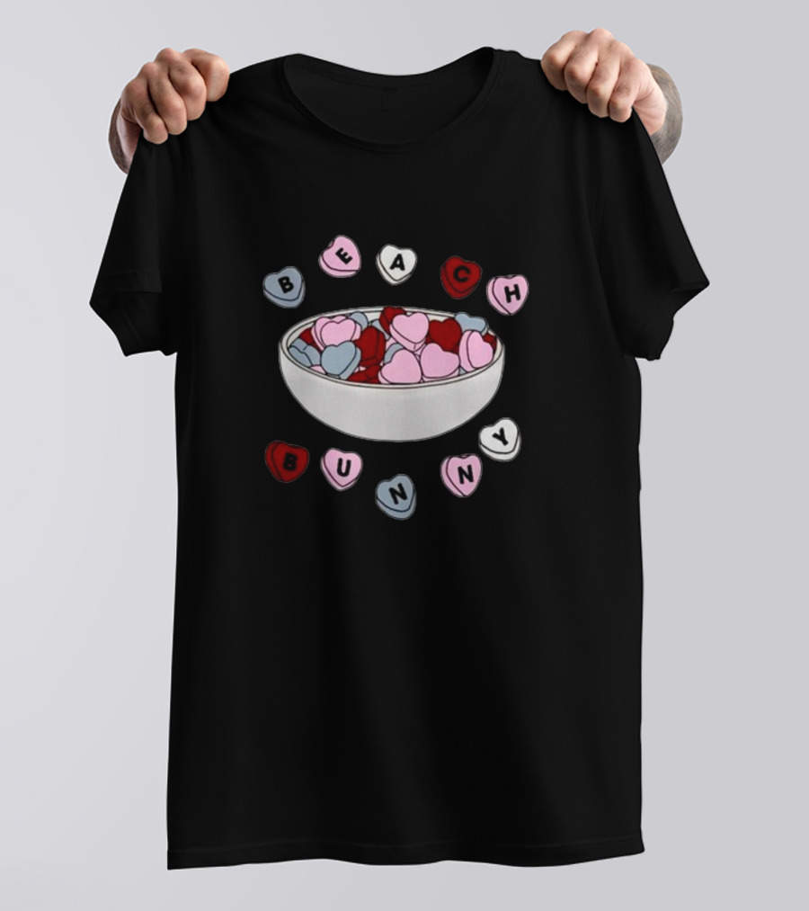 Beach Bunny Heart Candy Bowl T-Shirt