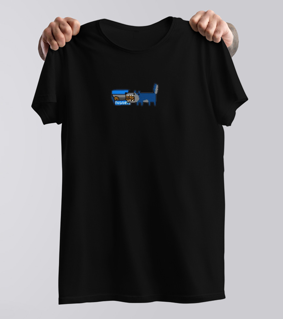Wolves Eat Nuggets Box Blue Wolf Eating Nuggets T-Shirt