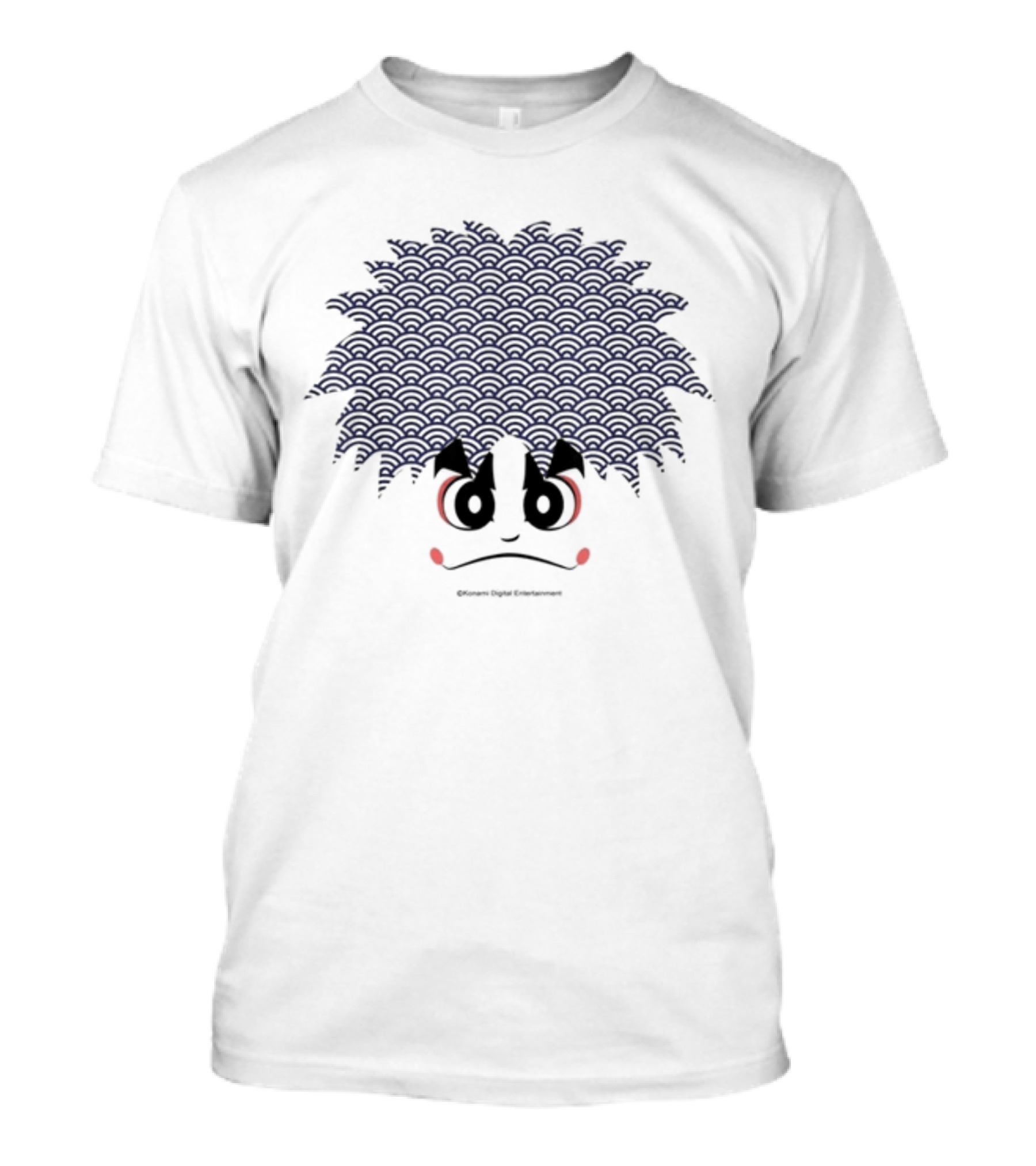 Kit Ellis Wearing Gare Goemon Konami Digital Entertainment Character Face T-Shirt