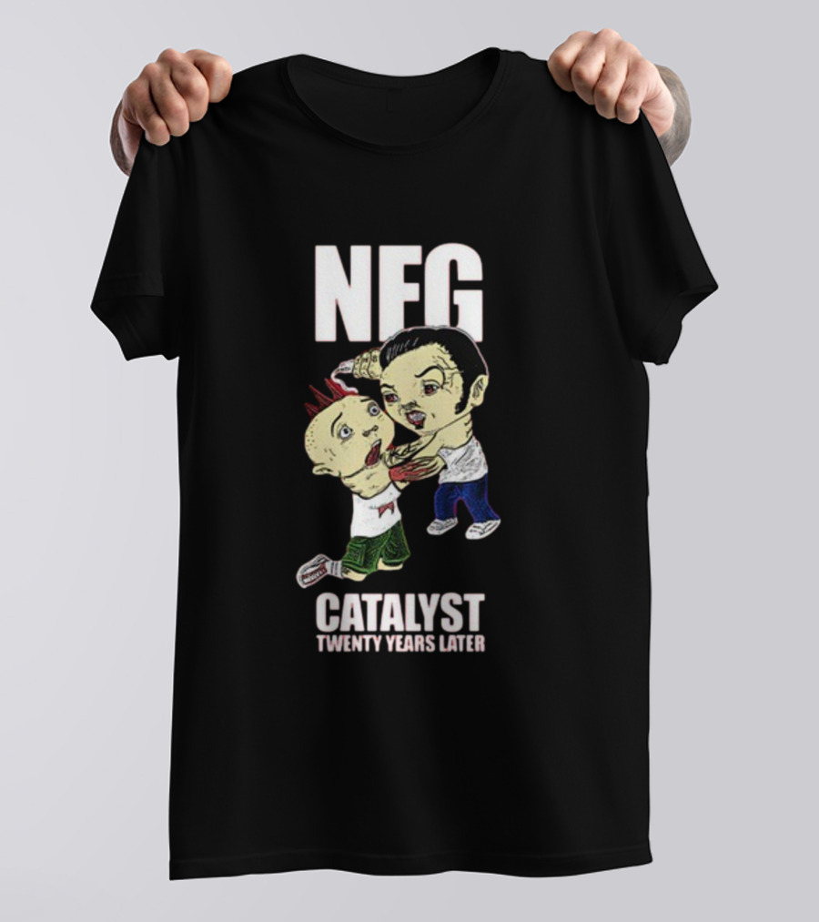 NFG Catalyst Twenty Years Later Cartoon Fight T-Shirt
