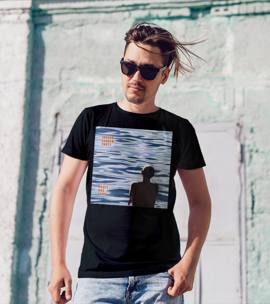 Russell Crowe Indoor Garden Party Prose And Cons Water Reflection T-Shirt