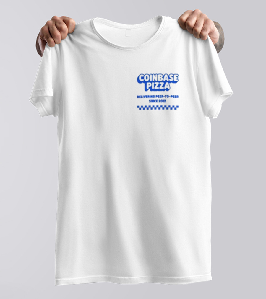 COINBASE PIZZA DELIVERING PEER-TO-PEER SINCE 2010 T-Shirt
