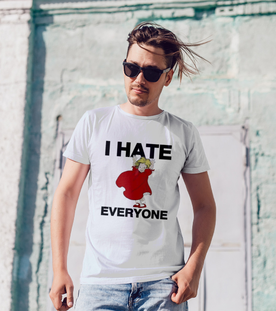 I Hate Everyone Baby Cute Red Dress Girl T-Shirt
