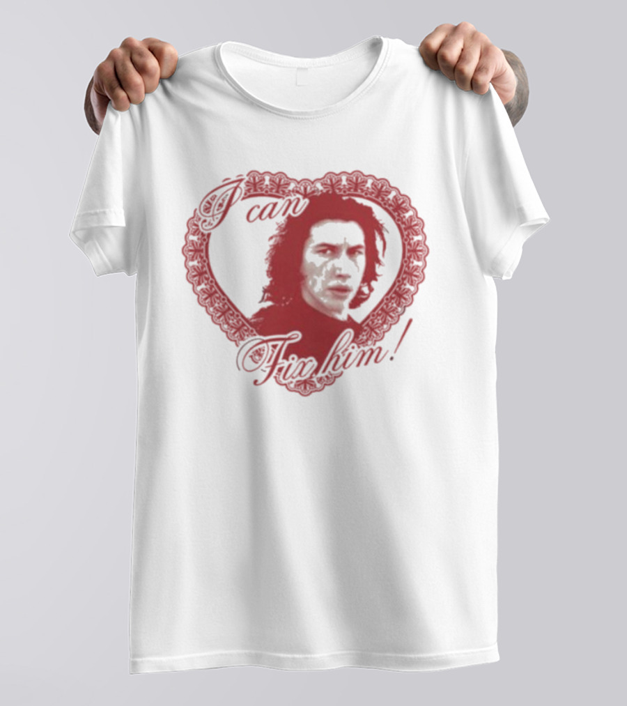 I Can Fix Him Kylo Ren Heart Frame T-Shirt