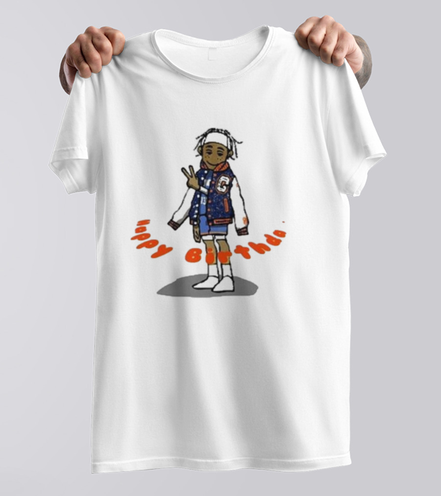 Cason Wallace Happy Birthday Peace Sign T-Shirt