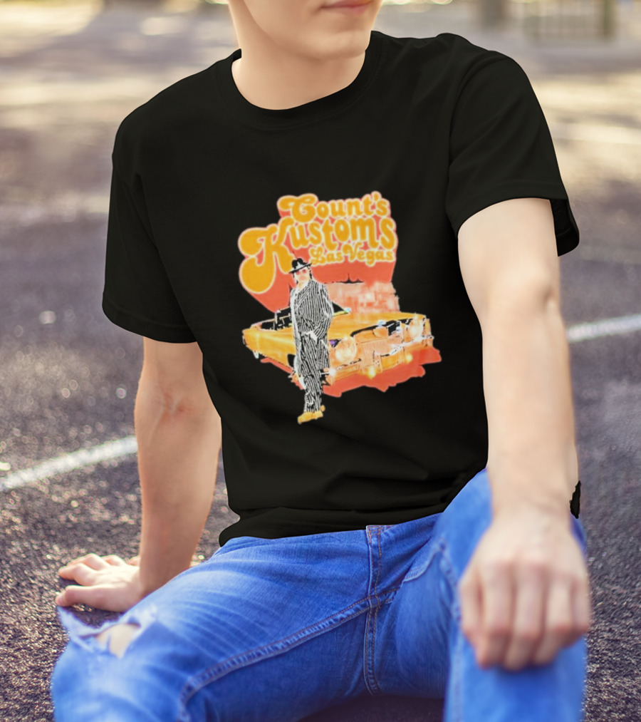 Count’s Kustoms Superfly Cadillac Eldorado Las Vegas Strip T-Shirt