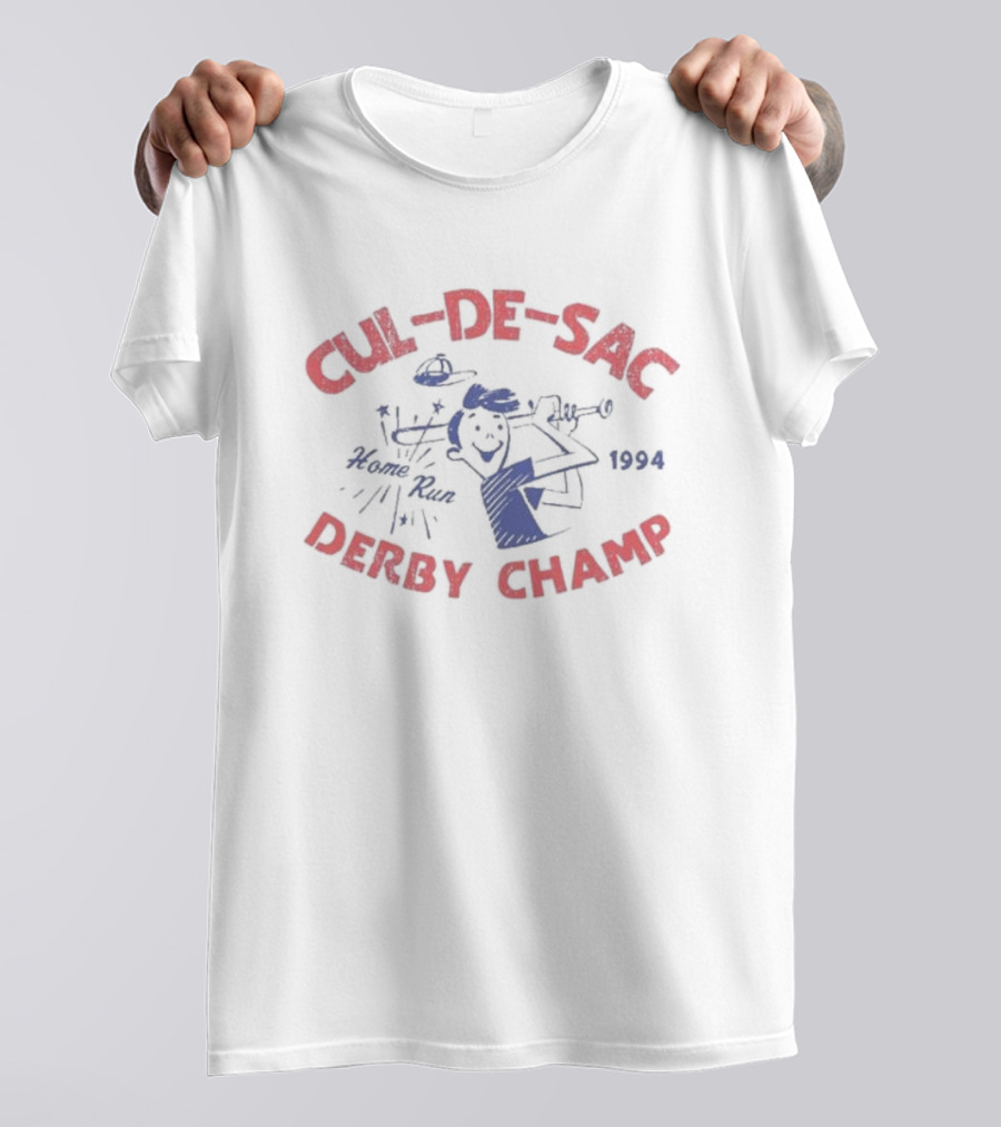 Cul De Sac Home Run Derby Champ 1994 Baseball Cartoon T-Shirt