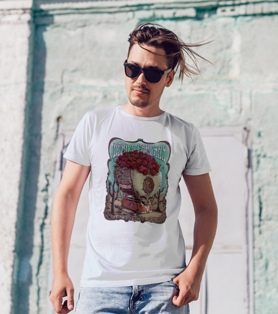 Dead And Company Skull Roses And VW Bus May 16 T-Shirt