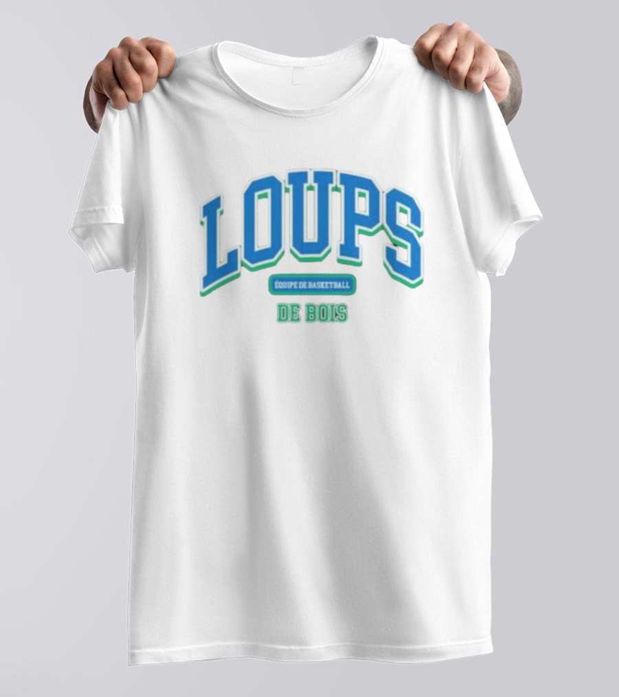 Loups Équipe De Basketball De Bois Rudy Gobert T-Shirt