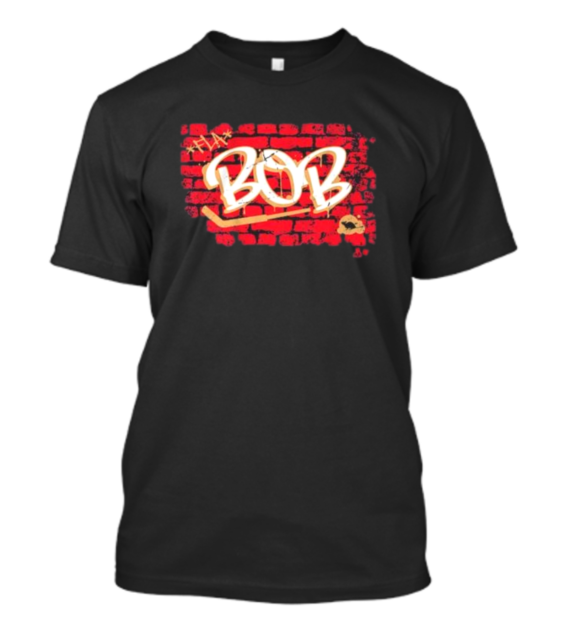 Sergei Bobrovsky Bob Brick Wall Hockey Stick Mask T-Shirt