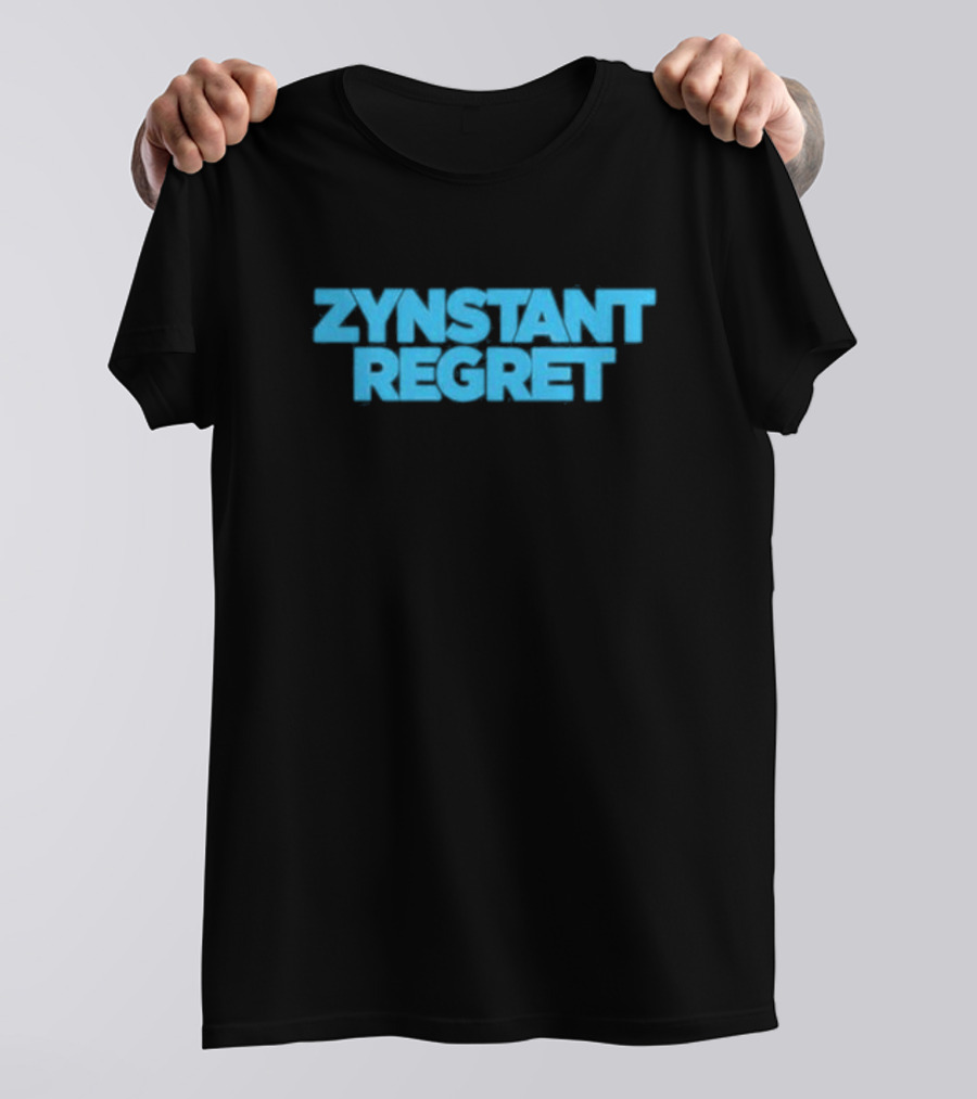 Zynstant Regret Bold Minimalist Humor T-Shirt
