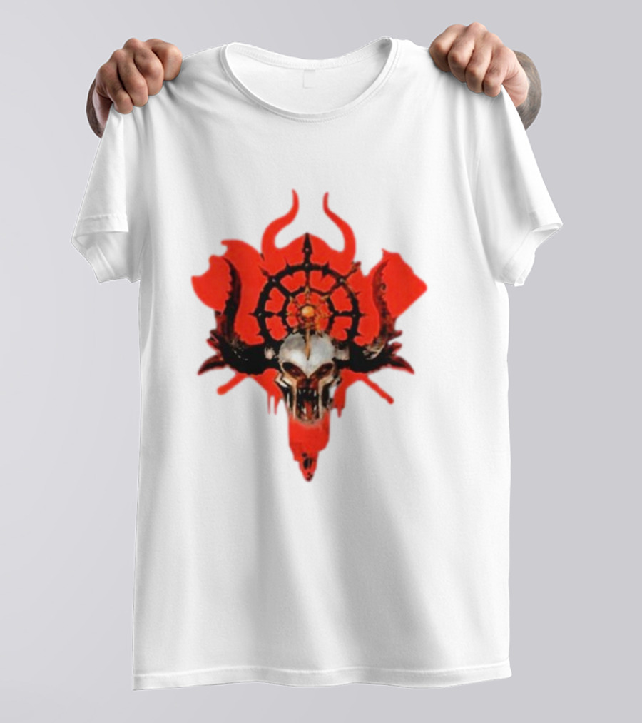 Slaves To Darkness Ravagers Skull And Chaos T-Shirt