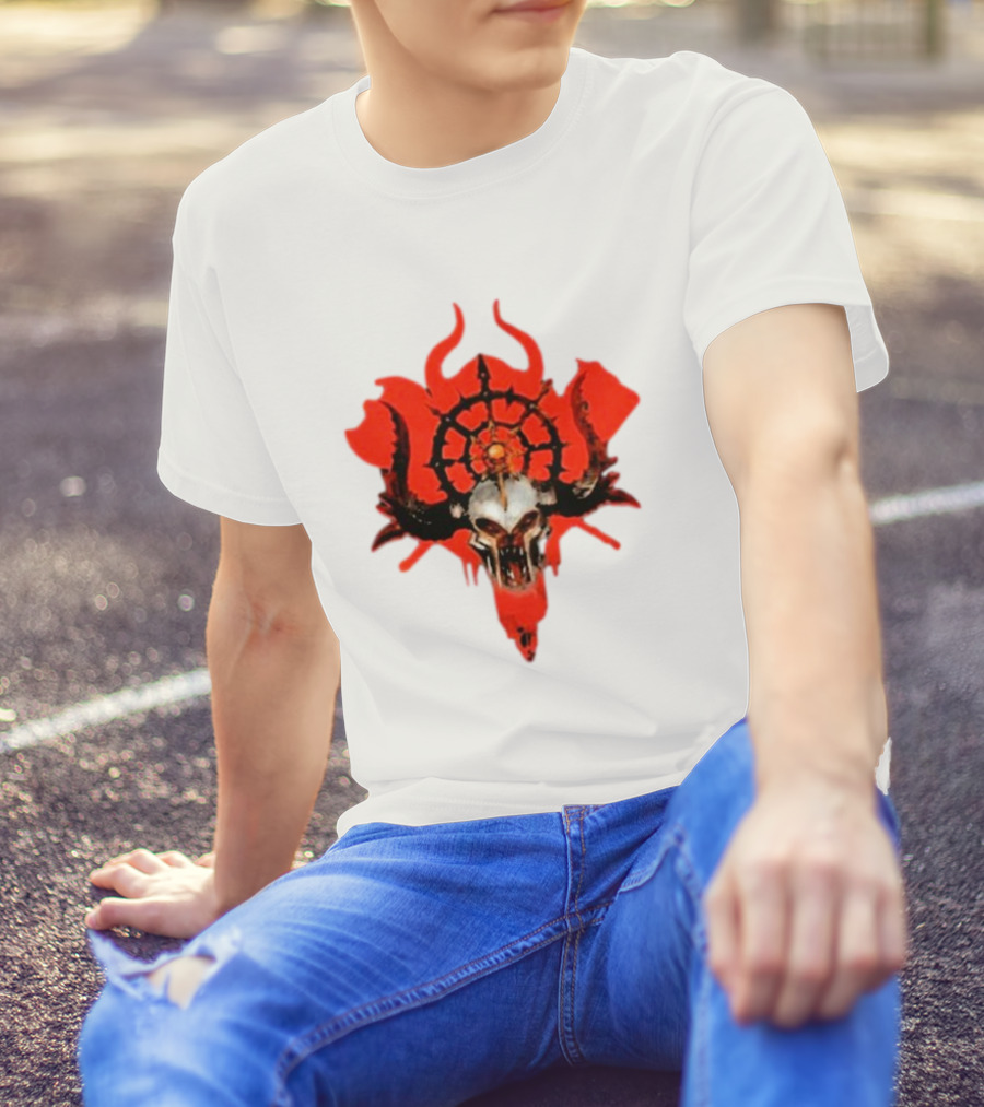 Slaves To Darkness Ravagers Skull And Chaos T-Shirt