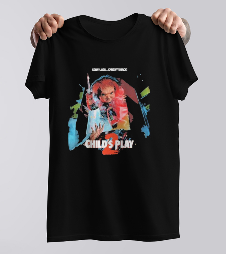 Sorry Jack Chucky’s Back Child’s Play 2 Horror T-Shirt