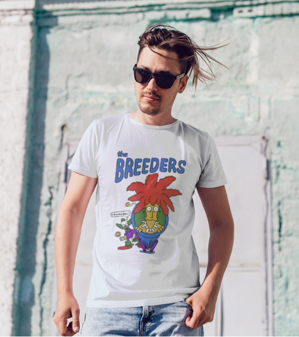 The Breeders I'm The Last Splash Cartoon Character With Red Hair In Vase T-Shirt
