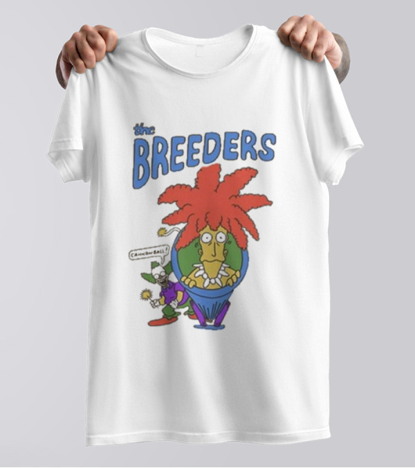 The Breeders I'm The Last Splash Cartoon Character With Red Hair In Vase T-Shirt