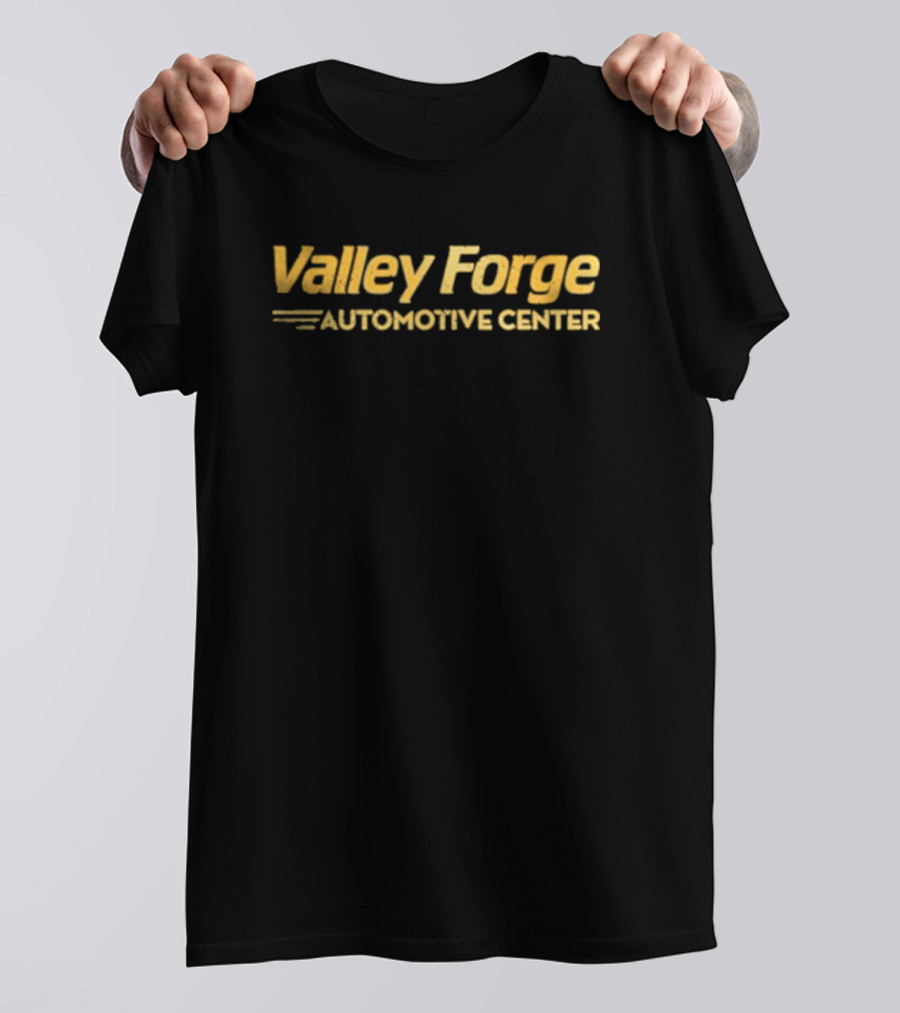 Valley Forge Automotive Center Classic Yellow Typography T-Shirt