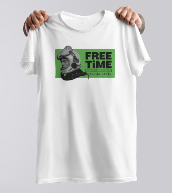 FREE TIME Official Recordings Ruel Merchandise Astronaut Helmet T-Shirt